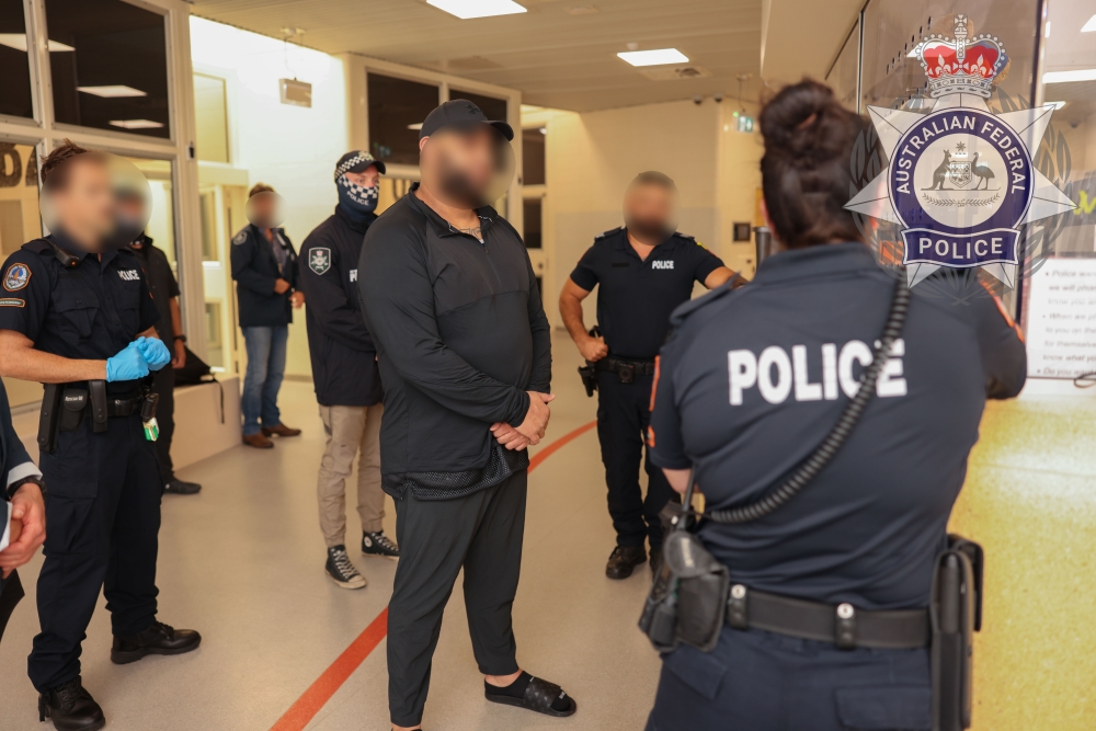 A Sydney man has been arrested in Darwin accused of a number of organised crime offences