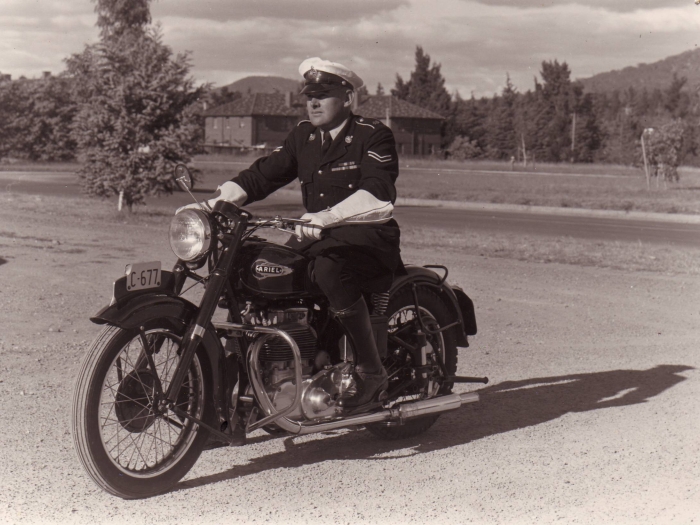 AFP Museum old police motorbike