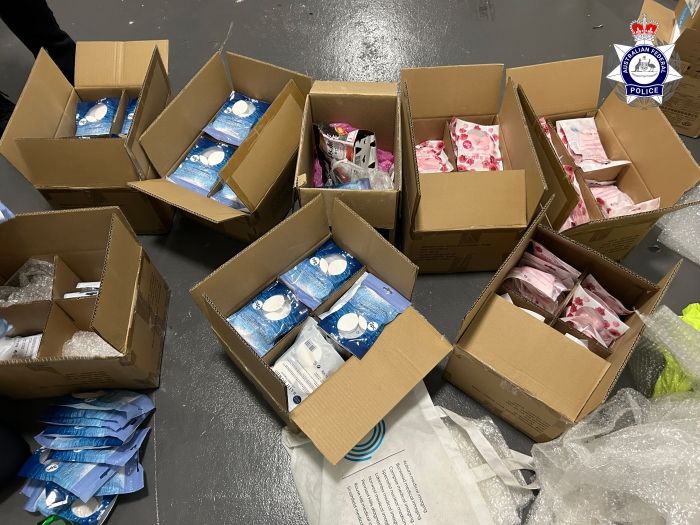 Items seized by the AFP