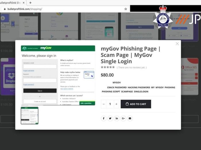 Phishing kits