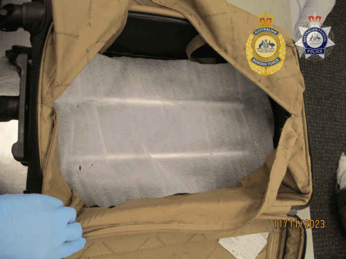 Luggage seized