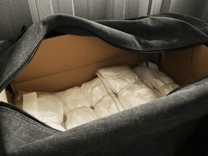 Drugs located in storage unit