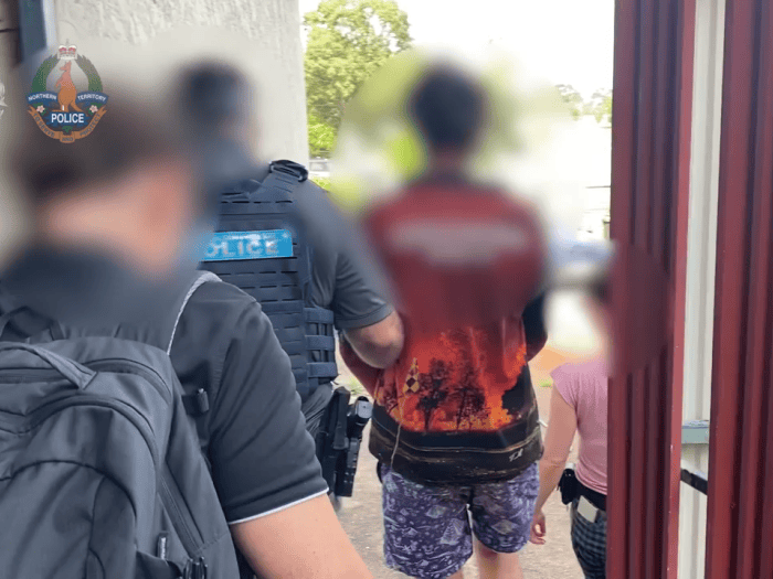 NT man at time of arrest 