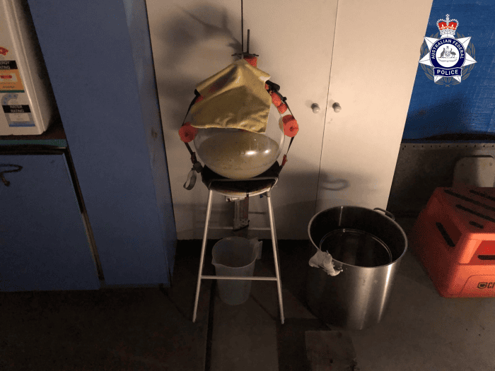 AFP seize materials