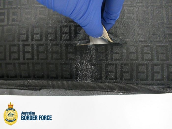 Heroin in baggage
