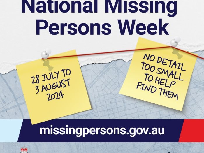 National Missing Persons Week Banner Image