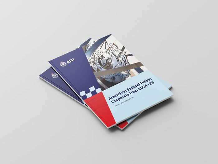 The cover of the Corporate Plan 2024-25
