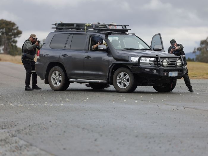 Samoa Police training with AFP's Tactical Team