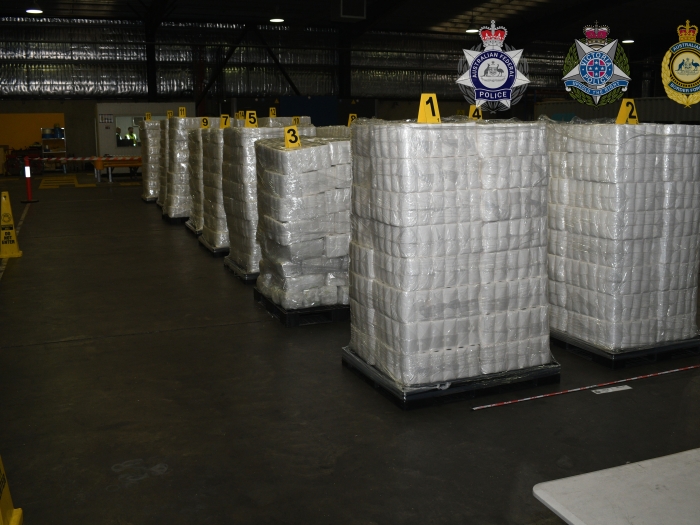 Two men sentenced over failed plot to import 600kg of methamphetamine hidden in toilet rolls 