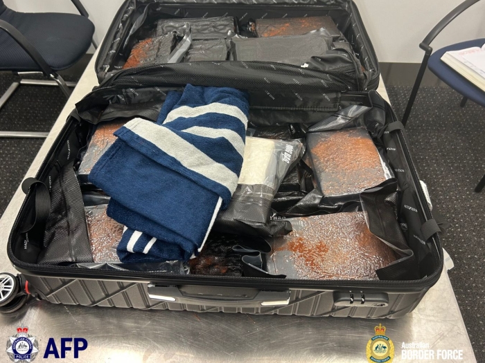 25kg cocaine seized at airport 