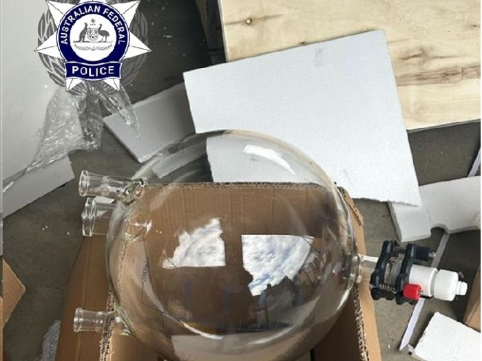 Equipment seized from NSW clandestine drug lab