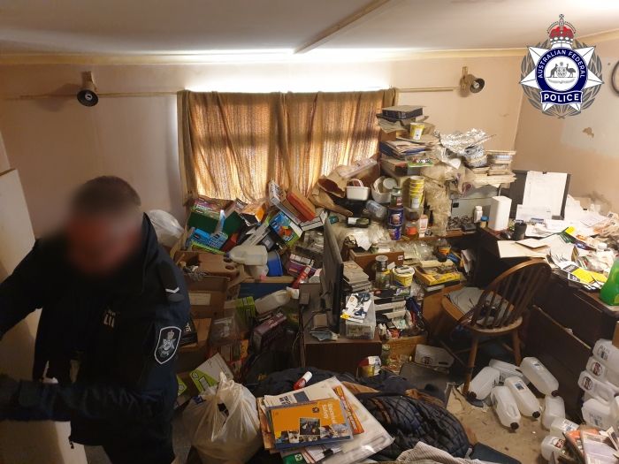 Search warrant at Elizabeth home