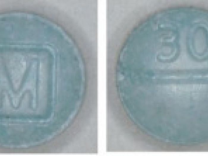 Image of counterfeit pharmaceuticals containing nitazene