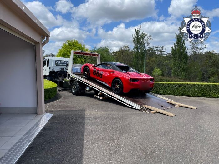 Vehicle seized by the AFP
