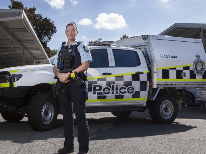 An Image of an ACT police officer