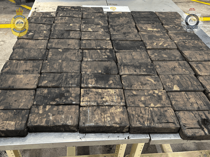 Cocaine import sitting on table