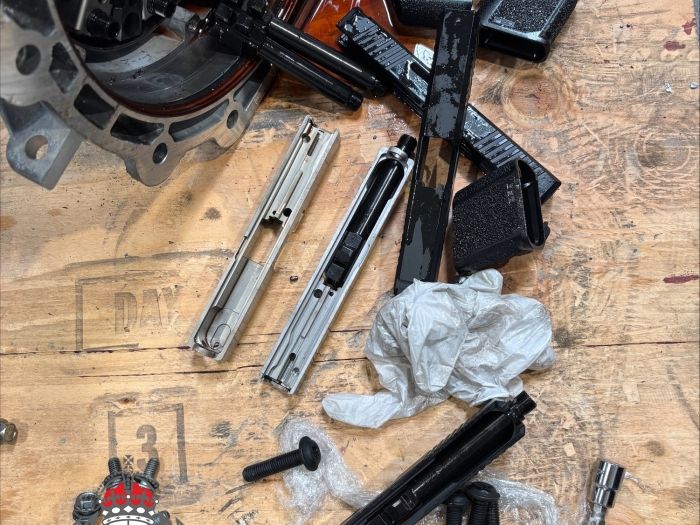 weapons seized by the USPIS