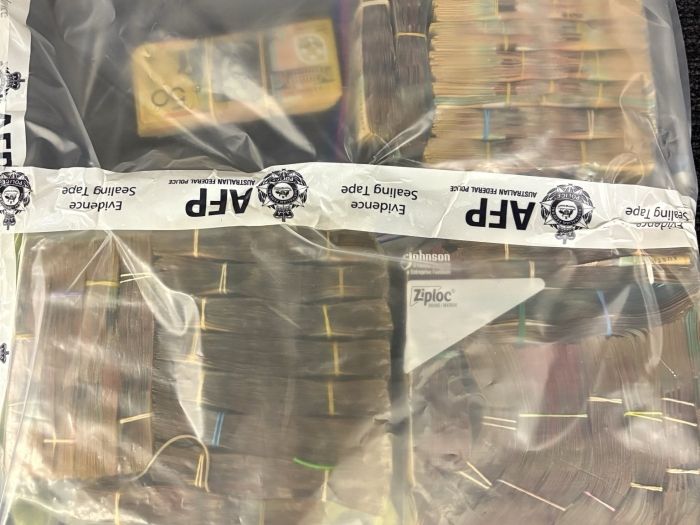 $350,000 in cash seized by the AFP