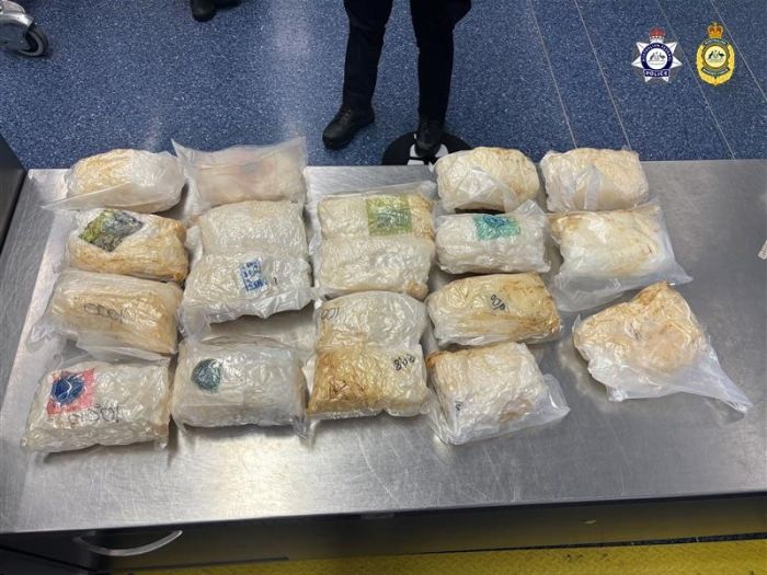 39kg meth Syd Airport Jan 2026