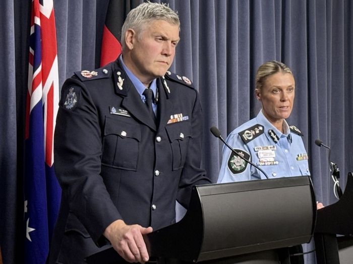 WAPF Commissioner Blanch and AFP Commissioner Barrett announce the new charge