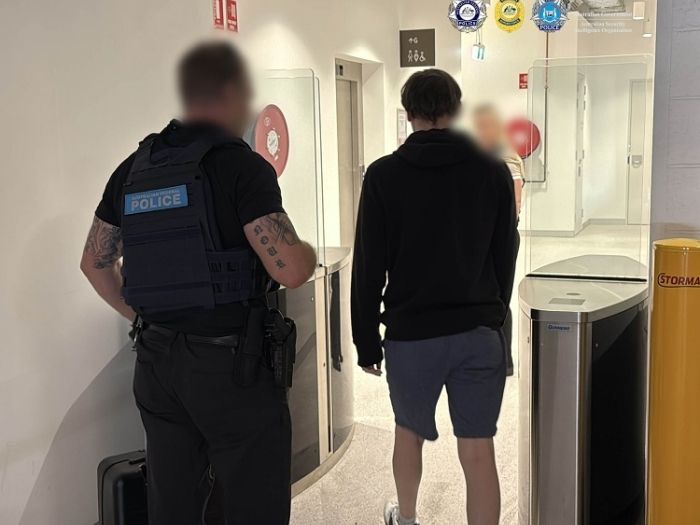 photo of NZ man who has been charged with AFP officer