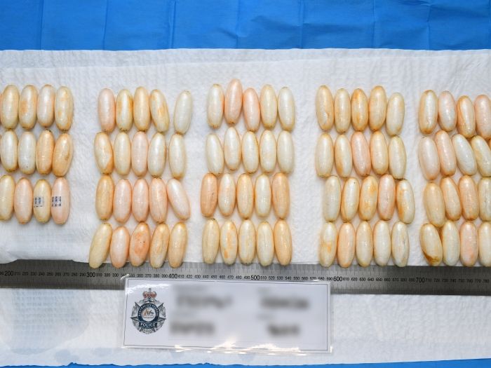 British national charged over alleged internal heroin concealment in Victoria