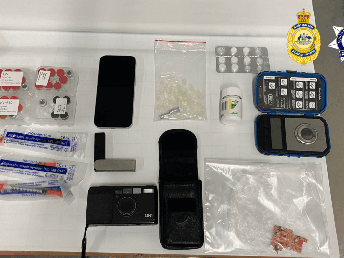  LSD import charge at Perth Airport