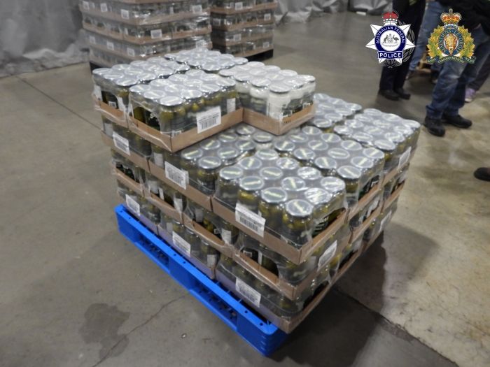 Australian men charged over alleged failed 115kg meth importation