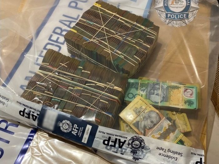 cash seized during the investigation 