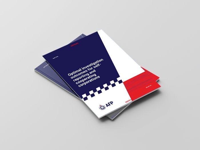 Cover of the Optimal investigation outcomes for self-reporting and cooperating corporations document