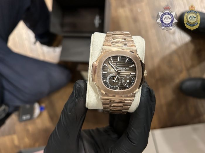 A luxury watch seized as part of the investigation