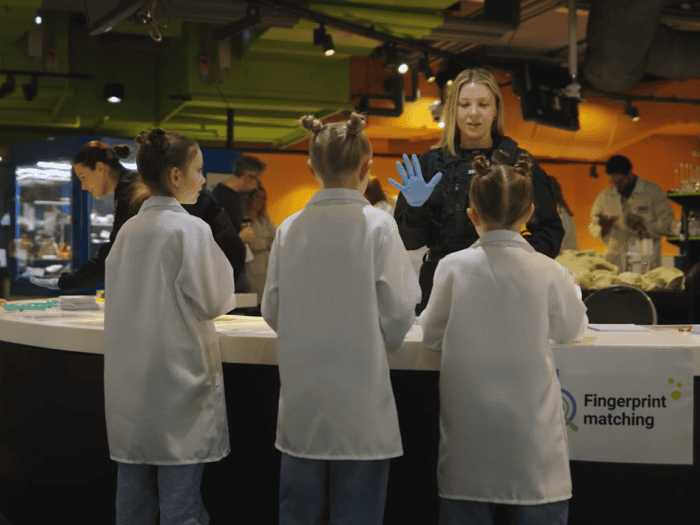 The science of solving crimes: AFP and Questacon join forces for National Science Week
