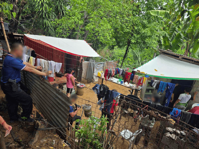 Police operation in the Philippines 