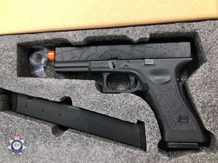 Gel Blaster in an open box