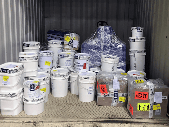 GBL seized by Australian authorities during national week of action