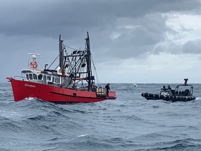 A joint investigation intercepted the drug-filled vessel off the NSW coast near Newcastle.
