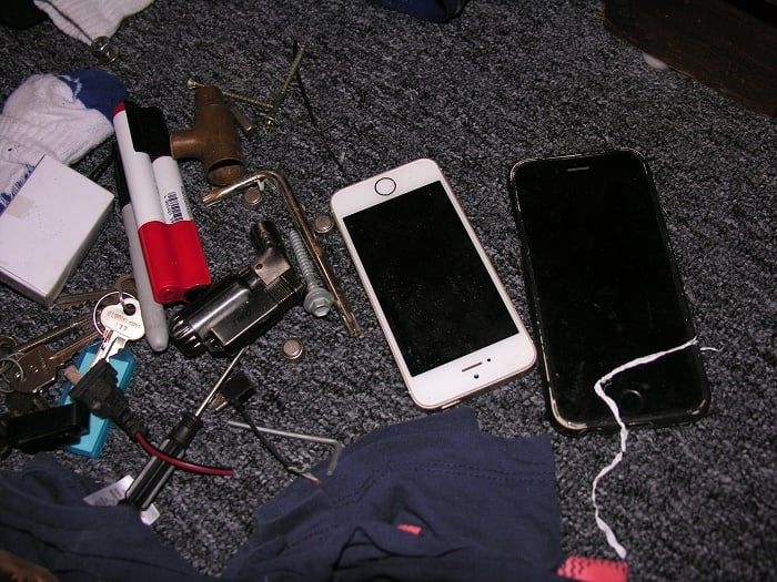 Seized items