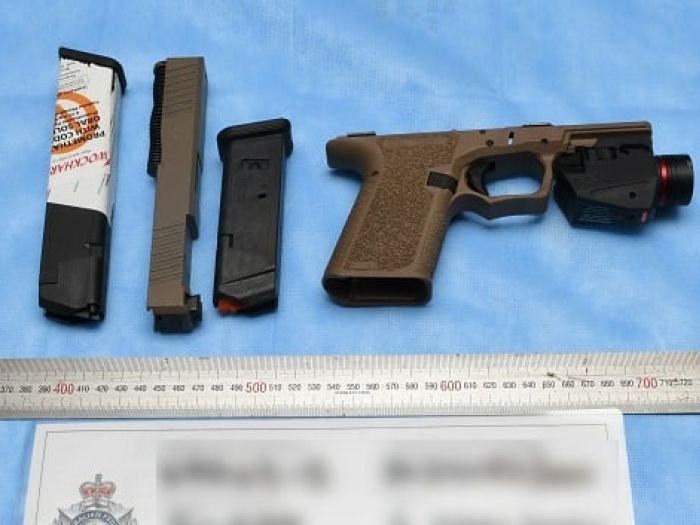 Seized weapons
