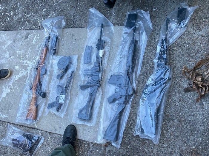 Firearms seized in Queensland