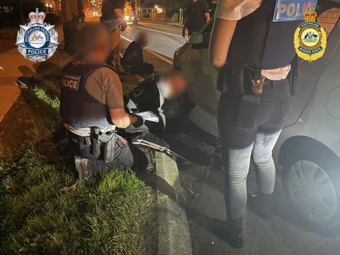 Two men are arrested by AFP officers