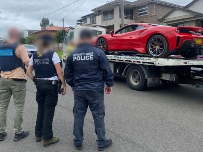 Police seize luxury vehicle