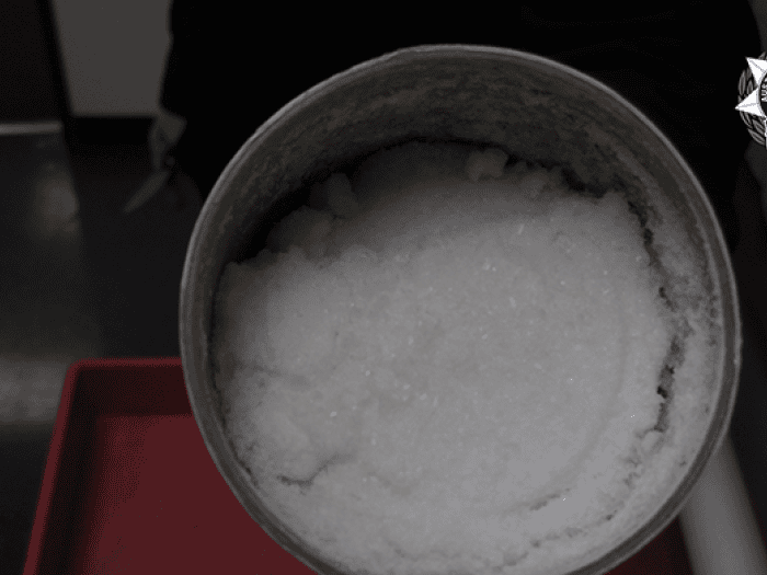 Methamphetamine concealed inside blueprint rolls