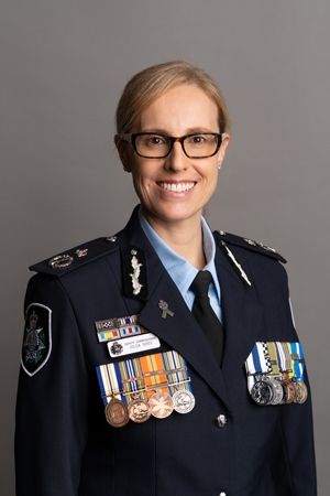 professional portrait of Hilda Sirec in uniform