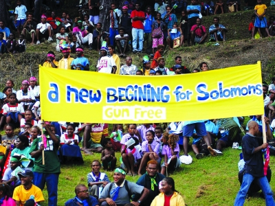 24 July 2003: The AFP component of the Regional Assistance Mission to the Solomon  Islands (RAMSI) arrived in Honiara to begin Operation Helpem Fren. 