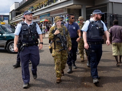 AFP, ADF and Solomons personnel