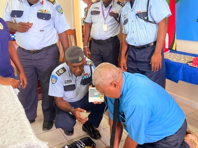 Donation of AED's to Vanuatu Police Force