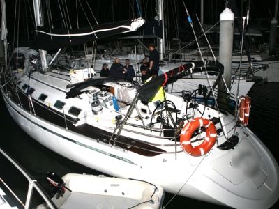 The vessel used by the criminals to transport the drugs was searched by investigators at a marina located north of Brisbane