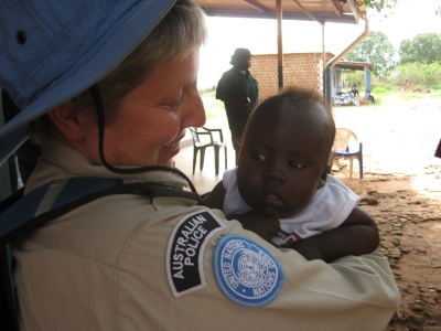 Community engagement was an important part of duties for police peacekeepers attached to the United Nations Peacekeeping Mission in South Sudan (UNMISS). Australian police peacekeepers served in UNMISS between 2011 and 2014